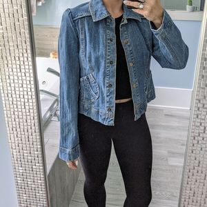 LOFT Denim Jean Jacket VINTAGE